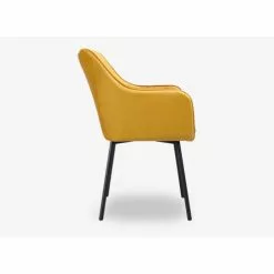 Artecosy Fauteuils Fauteuil Moutarde -Chaise Soldes Magasin fauteuil moutarde 4