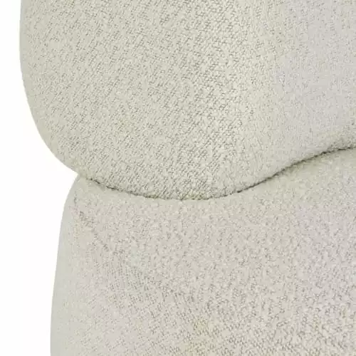 Maisons Du Monde Fauteuils Fauteuil Pivotant à Bouclettes Gris Clair 4 Maisons Du Monde Fauteuils Fauteuil Pivotant à Bouclettes Gris Clair – Image 4