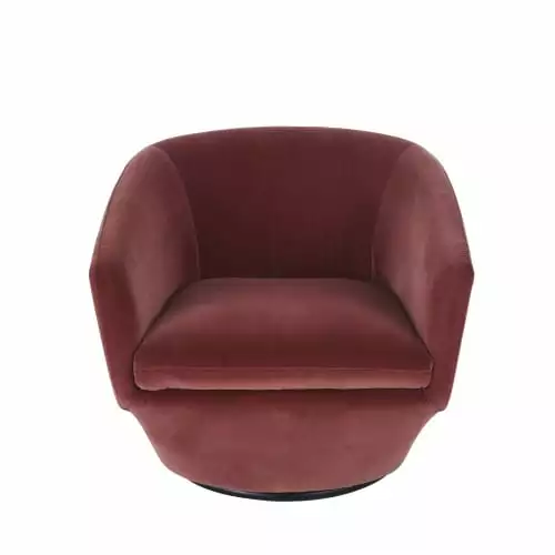 Maisons Du Monde Fauteuils Fauteuil Pivotant En Velours Terracotta 1 Maisons Du Monde Fauteuils Fauteuil Pivotant En Velours Terracotta