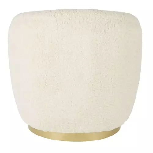 Maisons Du Monde Fauteuils Fauteuil Pivotant Imitation Fourrure écrue 4 Maisons Du Monde Fauteuils Fauteuil Pivotant Imitation Fourrure écrue – Image 4