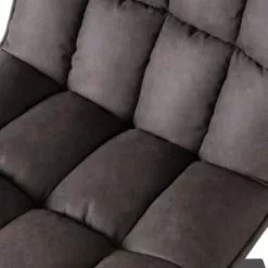 Woood Fauteuils Fauteuil Pivotante Aspect Cuir PU Noir -Chaise Soldes Magasin fauteuil pivotante aspect cuir pu noir 5