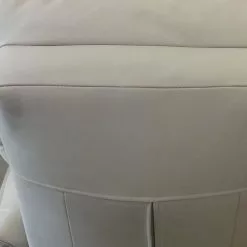 My New Design Fauteuils Fauteuil Relax Avec Pouf Base étoile Aluminium - Cuir Beige -Chaise Soldes Magasin fauteuil relax avec pouf base etoile aluminium cuir beige 2