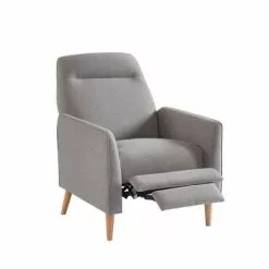 Baita Fauteuils Fauteuil Relax En Tissu 1 Place Gris