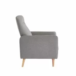 Baita Fauteuils Fauteuil Relax En Tissu 1 Place Gris -Chaise Soldes Magasin fauteuil relax en tissu 1 place gris 4