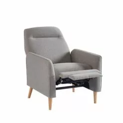 Baita Fauteuils Fauteuil Relax En Tissu 1 Place Gris -Chaise Soldes Magasin fauteuil relax en tissu 1 place gris 5