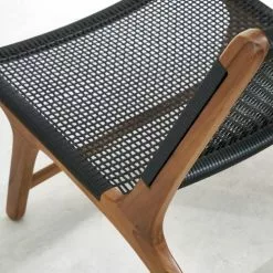 Bois Dessus Bois Dessous Fauteuils Fauteuil Relax Tissage Et Teck -Chaise Soldes Magasin fauteuil relax tissage et teck 2