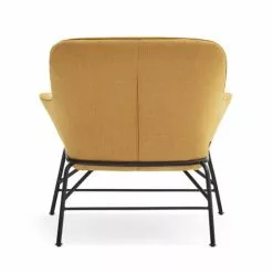 TEULAT Fauteuils Fauteuil Rembourré En Moutarde Et Pied En Métal 10 TEULAT Fauteuils Fauteuil Rembourré En Moutarde Et Pied En Métal -Chaise Soldes Magasin fauteuil rembourre en moutarde et pied en metal 4