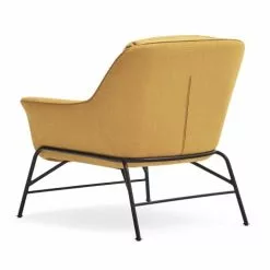 TEULAT Fauteuils Fauteuil Rembourré En Moutarde Et Pied En Métal 11 TEULAT Fauteuils Fauteuil Rembourré En Moutarde Et Pied En Métal -Chaise Soldes Magasin fauteuil rembourre en moutarde et pied en metal 5