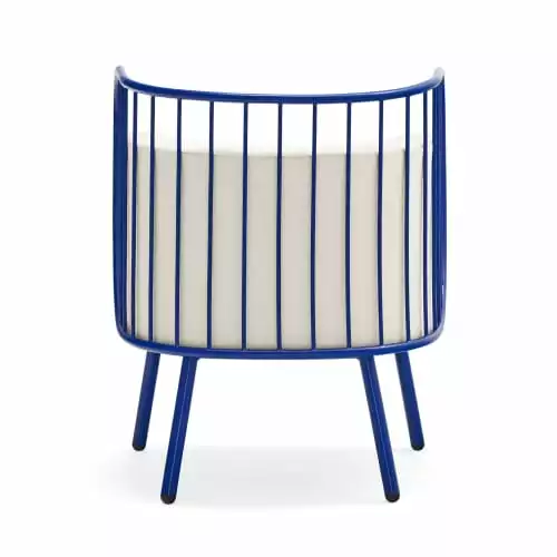 TEULAT Fauteuils Fauteuil Rembourré Et Structure Métallique En Bleu Foncé 5 TEULAT Fauteuils Fauteuil Rembourré Et Structure Métallique En Bleu Foncé – Image 5