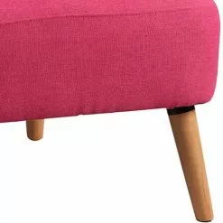 Altobuy Fauteuils Fauteuil Rembourré Tissu Rose -Chaise Soldes Magasin fauteuil rembourre tissu rose 3