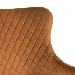 MOYCOR Fauteuils Fauteuil Rembourré Velours Orange -Chaise Soldes Magasin fauteuil rembourre velours orange 4