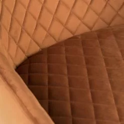 MOYCOR Fauteuils Fauteuil Rembourré Velours Orange -Chaise Soldes Magasin fauteuil rembourre velours orange 5