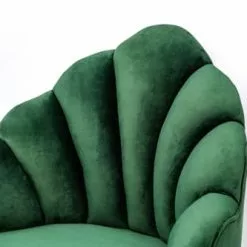 Nordlys Fauteuils Fauteuil Retro En Métal Et Velours Vert 9 Nordlys Fauteuils Fauteuil Retro En Métal Et Velours Vert -Chaise Soldes Magasin fauteuil retro en metal et velours vert 3