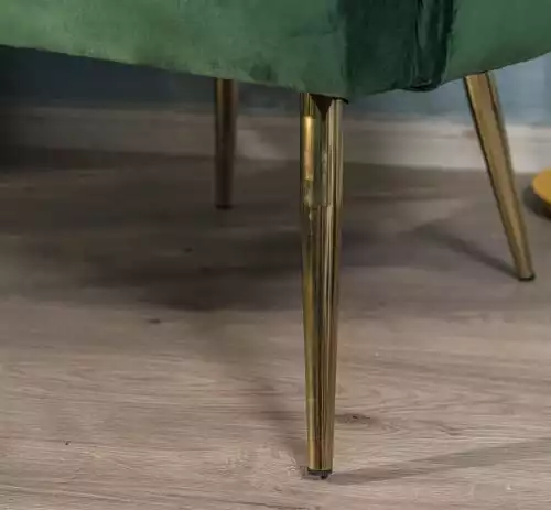 Nordlys Fauteuils Fauteuil Retro En Métal Et Velours Vert 6 Nordlys Fauteuils Fauteuil Retro En Métal Et Velours Vert – Image 6