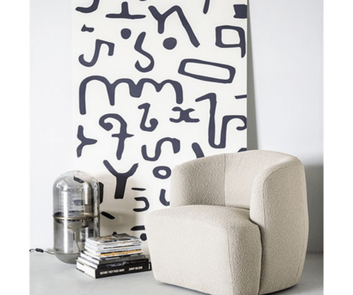 Meubles & Design Fauteuils Fauteuil Rond Avec Accoudoirs En Tissu Beige 3 Meubles & Design Fauteuils Fauteuil Rond Avec Accoudoirs En Tissu Beige – Image 3