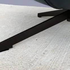 Mathi Design Fauteuils Fauteuil Rotatif En Tissu Gris -Chaise Soldes Magasin fauteuil rotatif en tissu gris 3