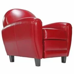 Rendez Vous Déco Fauteuils Fauteuil Rouge En Croute De Cuir Enduite 8 Rendez Vous Déco Fauteuils Fauteuil Rouge En Croute De Cuir Enduite -Chaise Soldes Magasin fauteuil rouge en croute de cuir enduite 2