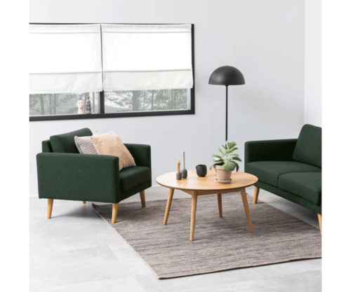 Meubles & Design Fauteuils Fauteuil Scandinave En Tissu Pieds Bois 2 Meubles & Design Fauteuils Fauteuil Scandinave En Tissu Pieds Bois – Image 2