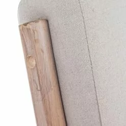 Mathi Design Fauteuils Fauteuil Scandinave Tissu Crème -Chaise Soldes Magasin fauteuil scandinave tissu creme 4