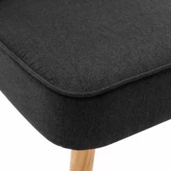 Moloo Fauteuils Fauteuil Scandinave Tissu Gris Pieds Bois -Chaise Soldes Magasin fauteuil scandinave tissu gris pieds bois 9