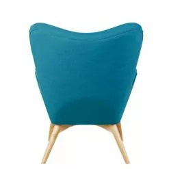 Maisons Du Monde Fauteuils Fauteuil Style Scandinave Bleu Pétrole -Chaise Soldes Magasin fauteuil style scandinave bleu petrole 1000 11 24 155578 15