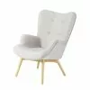 Maisons Du Monde Fauteuils Fauteuil Style Scandinave Gris Clair
