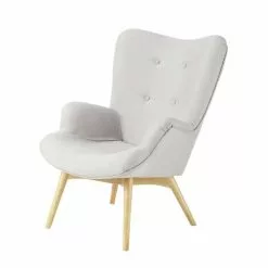 Maisons Du Monde Fauteuils Fauteuil Style Scandinave Gris Clair