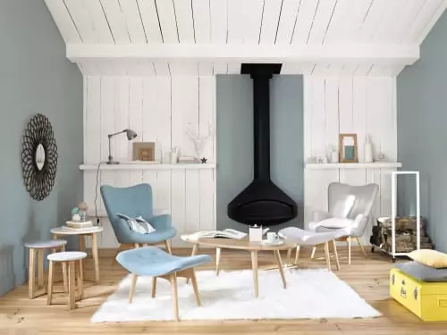 Maisons Du Monde Fauteuils Fauteuil Style Scandinave Gris Clair 4 Maisons Du Monde Fauteuils Fauteuil Style Scandinave Gris Clair – Image 4