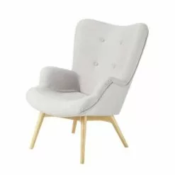Maisons Du Monde Fauteuils Fauteuil à Bouclettes Blanches 10 Maisons Du Monde Fauteuils Fauteuil à Bouclettes Blanches -Chaise Soldes Magasin fauteuil style scandinave gris clair iceberg 1000 15 35 138820 1