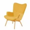 Maisons Du Monde Fauteuils Fauteuil Style Scandinave Jaune