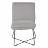 Zago Fauteuils Fauteuil Tissu Et Métal Gris Clair Design