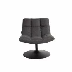 Dutchbone Fauteuils Fauteuil Tissu Pivotant Lounge Gris Anthracite -Chaise Soldes Magasin fauteuil tissu pivotant lounge gris anthracite 4