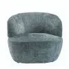 Signature Fauteuils Fauteuil Ultra Moelleux Avec Structure Métal Bleu Océan - L83 Cm
