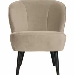 Woood Fauteuils Fauteuil Velours Beige