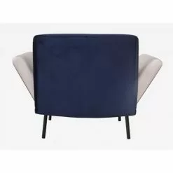 Artecosy Fauteuils Fauteuil Velours Et Métal Noir Beige -Chaise Soldes Magasin fauteuil velours et metal noir beige 3