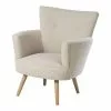 Maisons Du Monde Fauteuils Fauteuil Vintage Beige