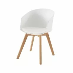 Maisons Du Monde Fauteuils Fauteuil Vintage Blanc