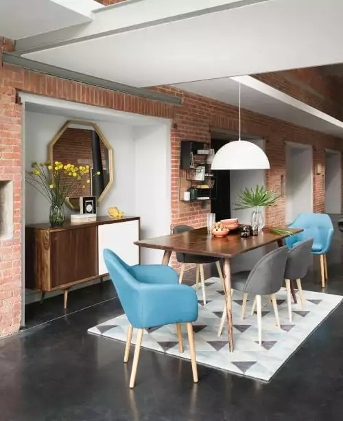 Maisons Du Monde Assises Fauteuil Vintage Bleu 6 Maisons Du Monde Assises Fauteuil Vintage Bleu – Image 6