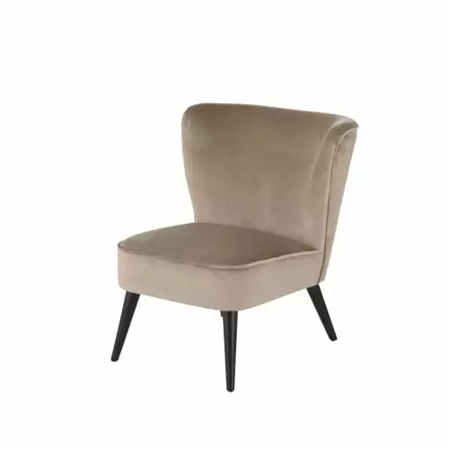 Maisons Du Monde Fauteuils Fauteuil Vintage En Velours Beige 1 Maisons Du Monde Fauteuils Fauteuil Vintage En Velours Beige