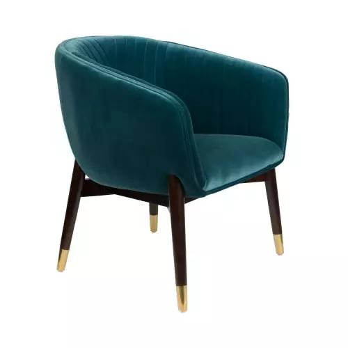 Dutchbone Fauteuils Fauteuil Vintage En Velours Bleu Canard 1 Dutchbone Fauteuils Fauteuil Vintage En Velours Bleu Canard
