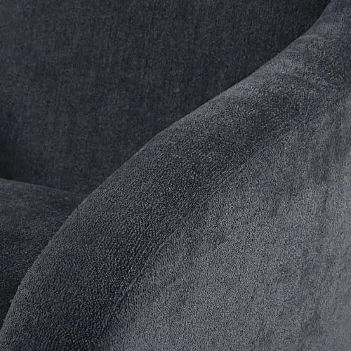 Maisons Du Monde Fauteuils Fauteuil Vintage En Velours Gris Et Métal 3 Maisons Du Monde Fauteuils Fauteuil Vintage En Velours Gris Et Métal – Image 3