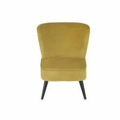 Maisons Du Monde Fauteuils Fauteuil Vintage En Velours Jaune -Chaise Soldes Magasin fauteuil vintage en velours jaune 1000 2 8 209272 2