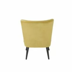 Maisons Du Monde Fauteuils Fauteuil Vintage En Velours Jaune -Chaise Soldes Magasin fauteuil vintage en velours jaune 1000 2 8 209272 3