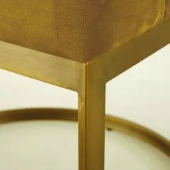 Maisons Du Monde Assises Fauteuil Vintage En Velours Jaune Moutarde -Chaise Soldes Magasin fauteuil vintage en velours jaune moutarde 1000 14 13 187014 3