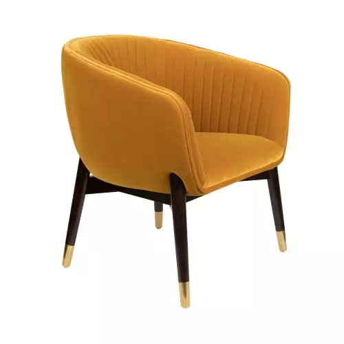 Dutchbone Fauteuils Fauteuil Vintage En Velours Ocre 1 Dutchbone Fauteuils Fauteuil Vintage En Velours Ocre