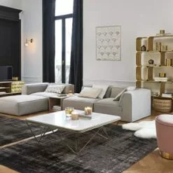 Maisons Du Monde Fauteuils Fauteuil Vintage En Velours Rose Poudré -Chaise Soldes Magasin fauteuil vintage en velours rose poudre 1000 13 11 196278 7