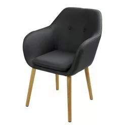 Maisons Du Monde Fauteuils Fauteuil Vintage Gris Anthracite