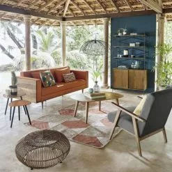 Maisons Du Monde Fauteuils Fauteuil Vintage Gris Anthracite -Chaise Soldes Magasin fauteuil vintage gris anthracite 1000 6 11 176024 3