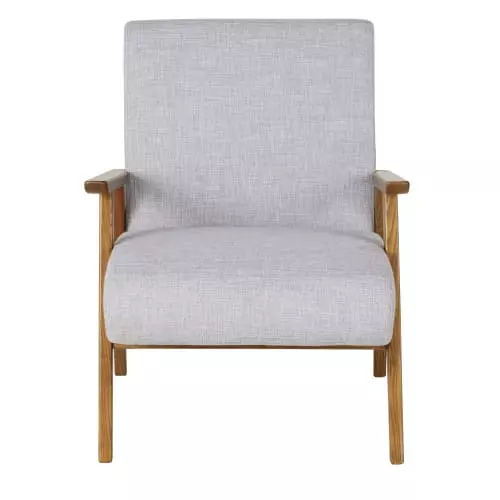 Maisons Du Monde Fauteuils Fauteuil Vintage Gris Clair 2 Maisons Du Monde Fauteuils Fauteuil Vintage Gris Clair – Image 2
