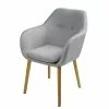 Maisons Du Monde Assises Fauteuil Vintage Gris Clair
